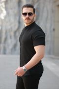 Erkek Hakim Yaka Kısa Kollu Gömlek resmi